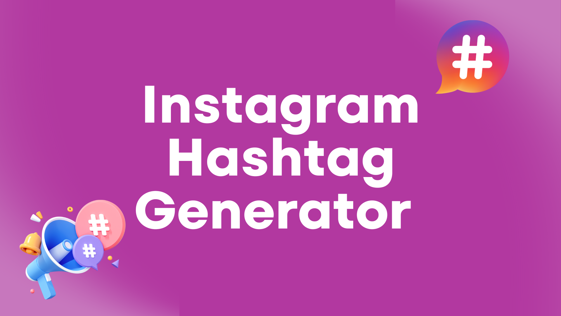 Free AI Instagram Hashtag Generator Tool