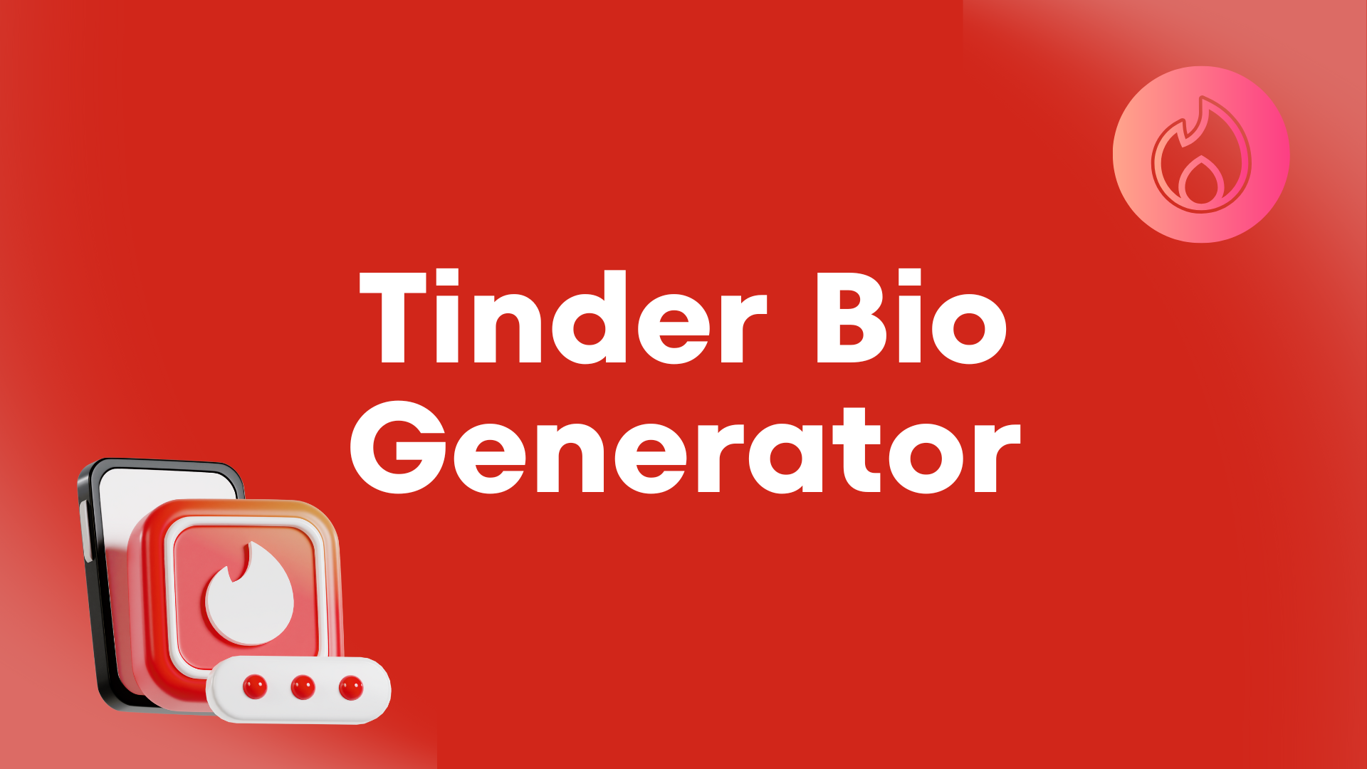 Free AI Tinder Bio Generator Tool