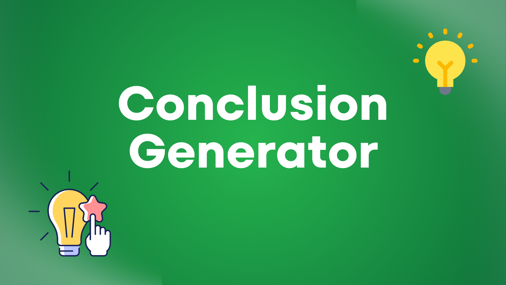 Free AI Conclusion Generator Tool